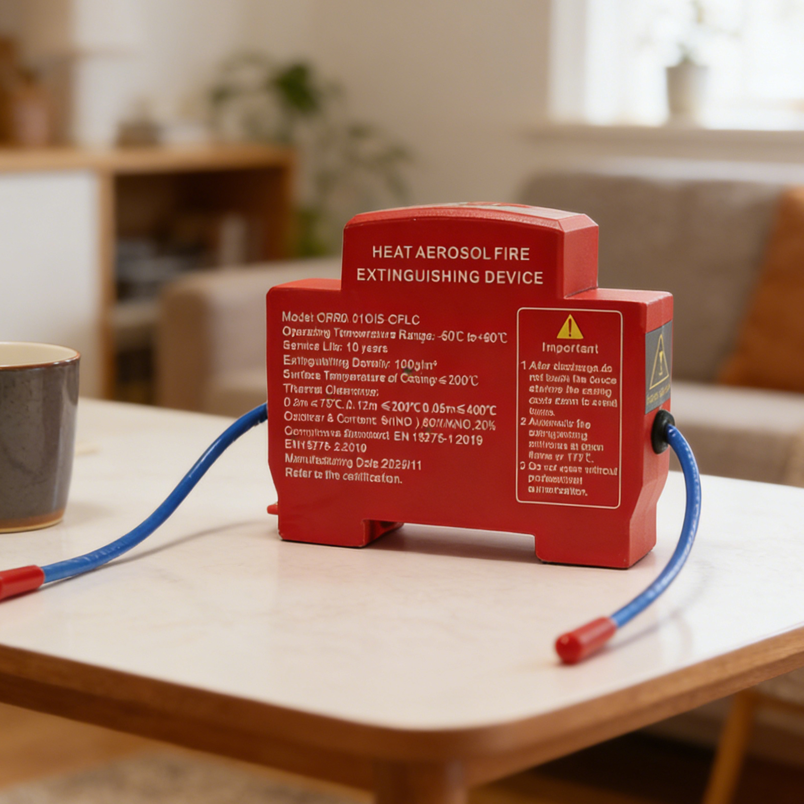 Fire Extinguisher Small - Household Flame Retardant Tool Snap-On Guide