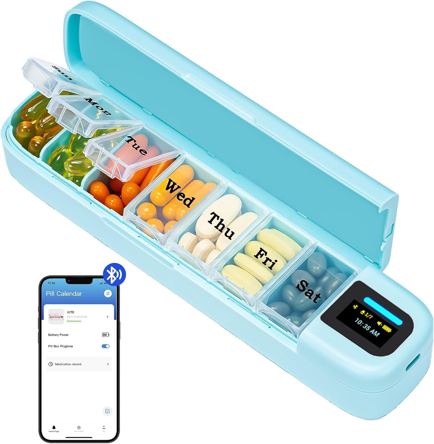 Smart Pill Organizer with Alar - Medicine Cabinet Lock recensie en prijs