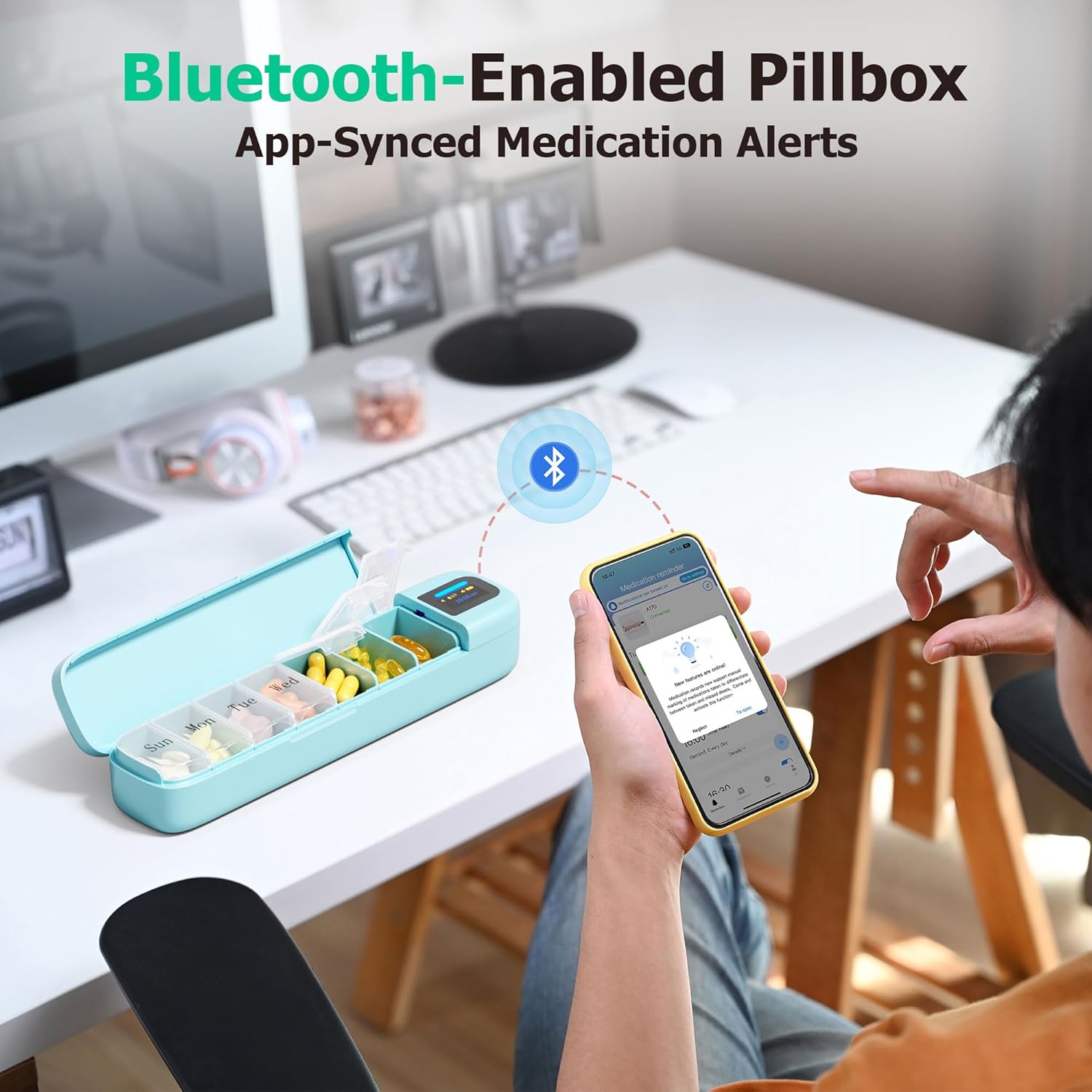 Smart Pill Organizer with Alar - Medicine Cabinet Lock recensie en prijs