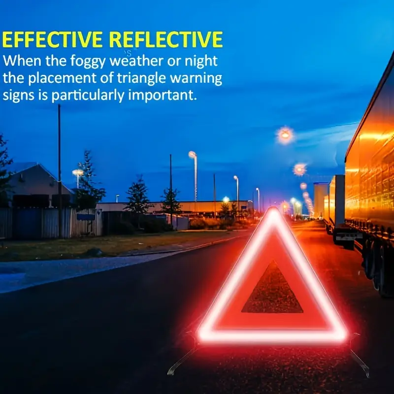 Red Reflective Car Tripod Fold - Emergency Exit Sign recensie en prijs