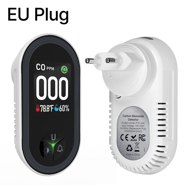 Built-In CO Monitor Alarm Soun - Co Detector Plug recensie en prijs