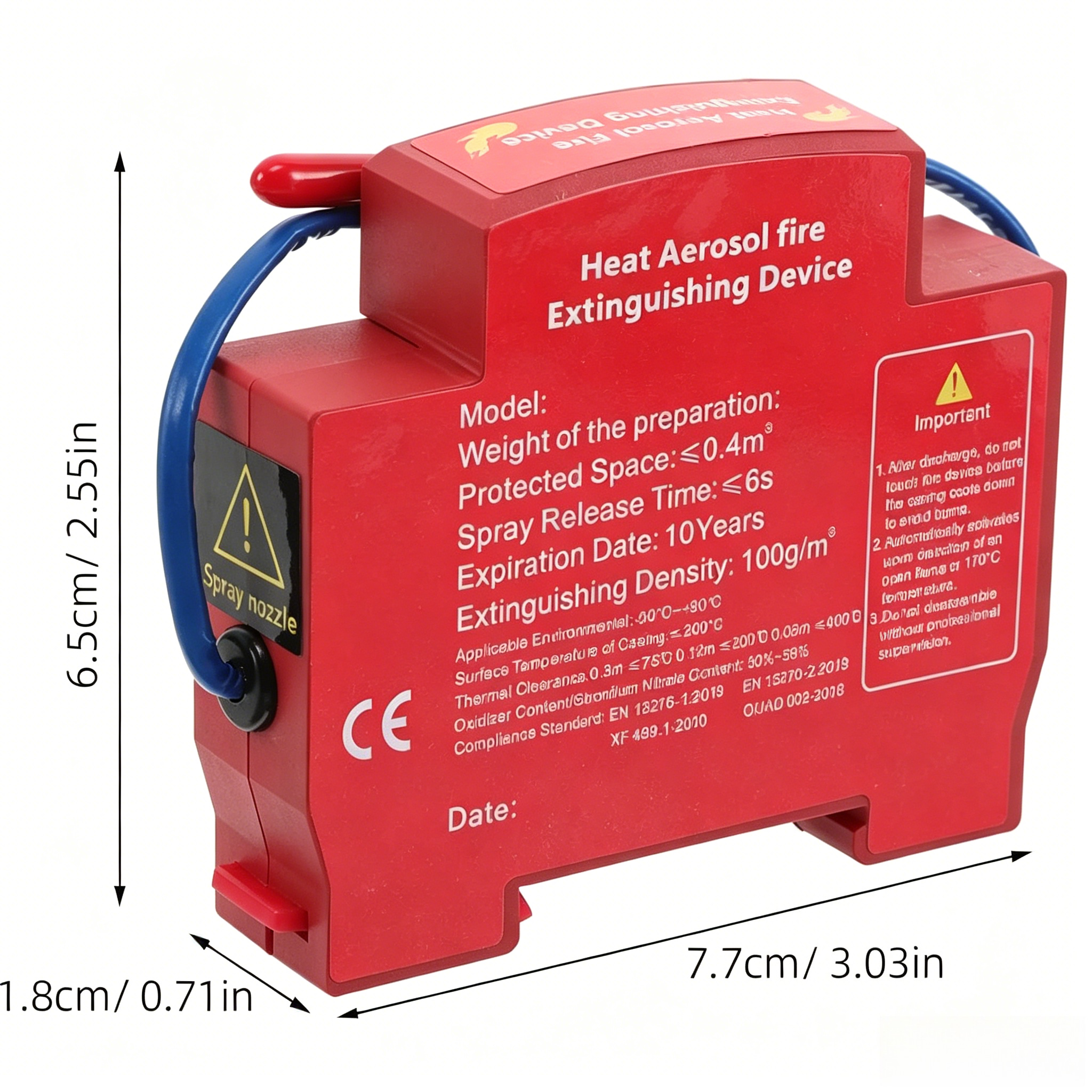 1Pcs Mini Fire Suppression Uni - Fire Extinguisher Small recensie en prijs