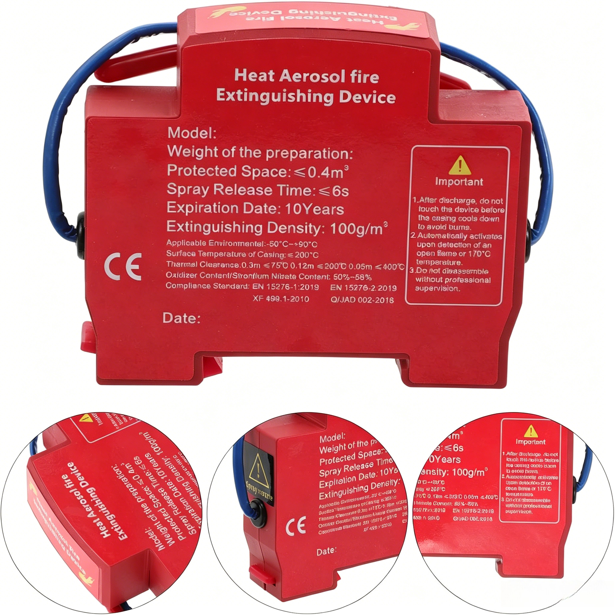 1Pcs Mini Fire Suppression Uni - Fire Extinguisher Small recensie en prijs