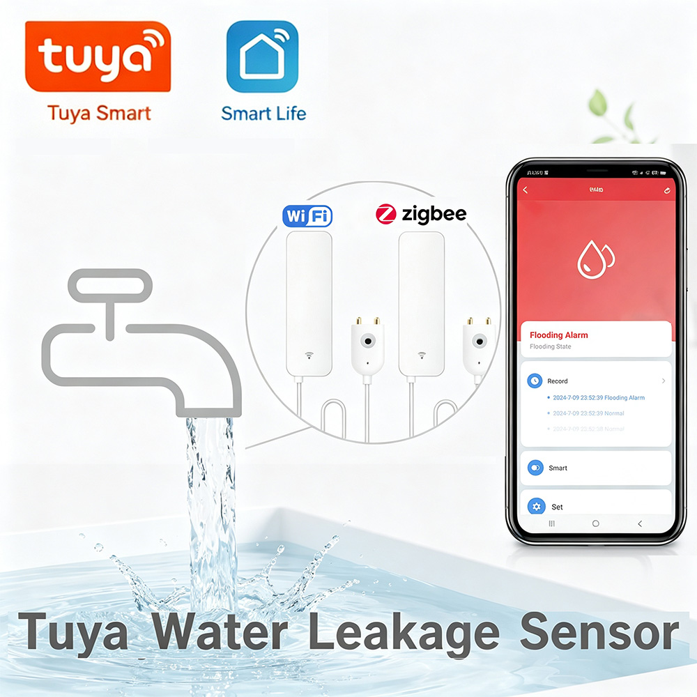 ZigBee WiFi Water Leak Sensor  - Water Alarm Sensor recensie en prijs