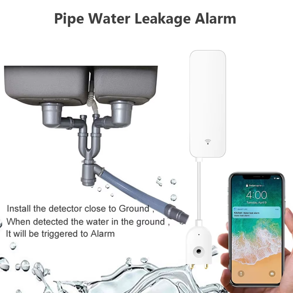 ZigBee WiFi Water Leak Sensor  - Water Alarm Sensor recensie en prijs