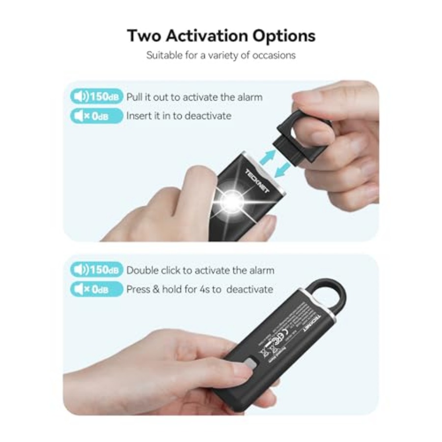 Rechargeable Personal Safety A - Personal Alarm Keychain recensie en prijs