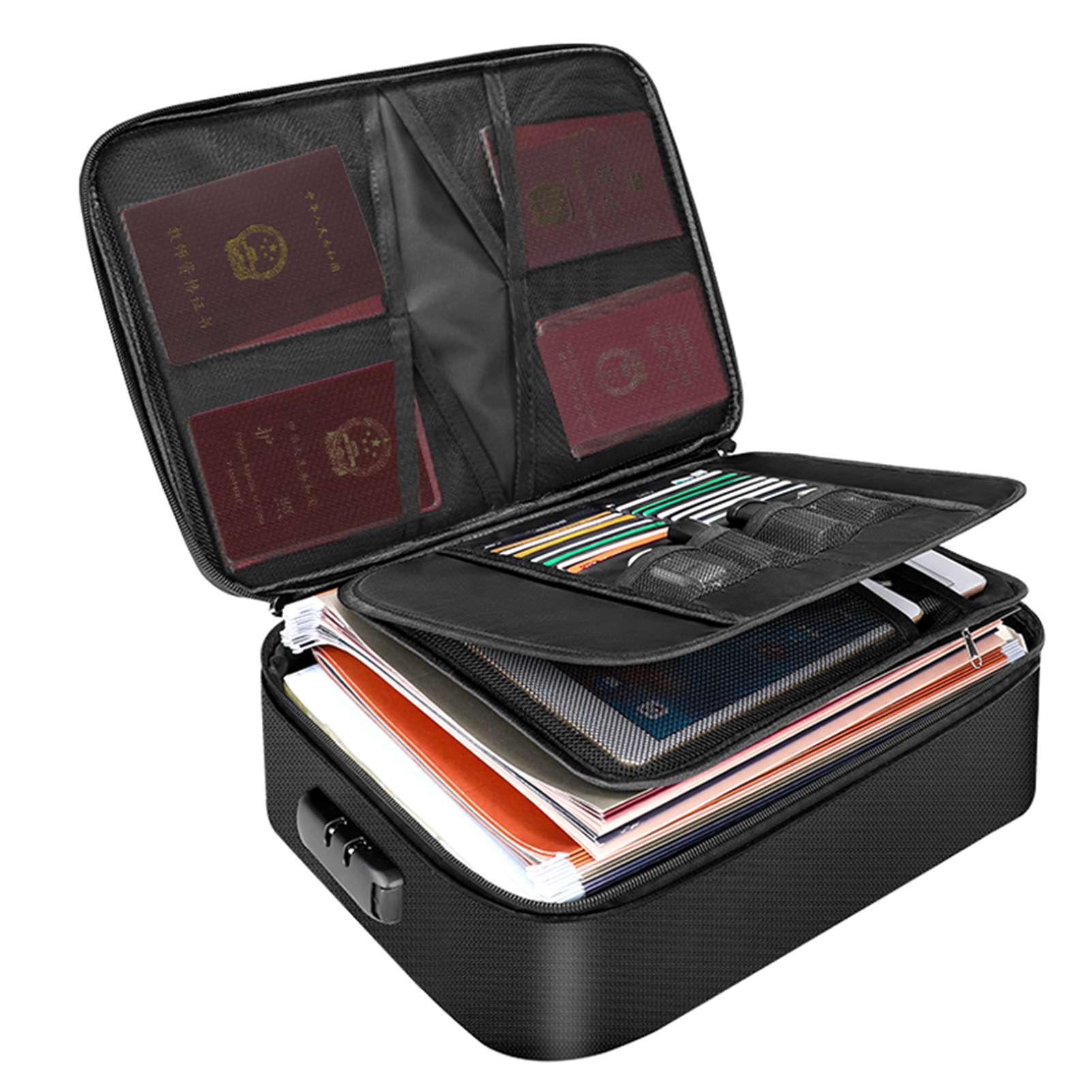 Fireproof Document Bag with Zi - Fire Safe Document recensie en prijs