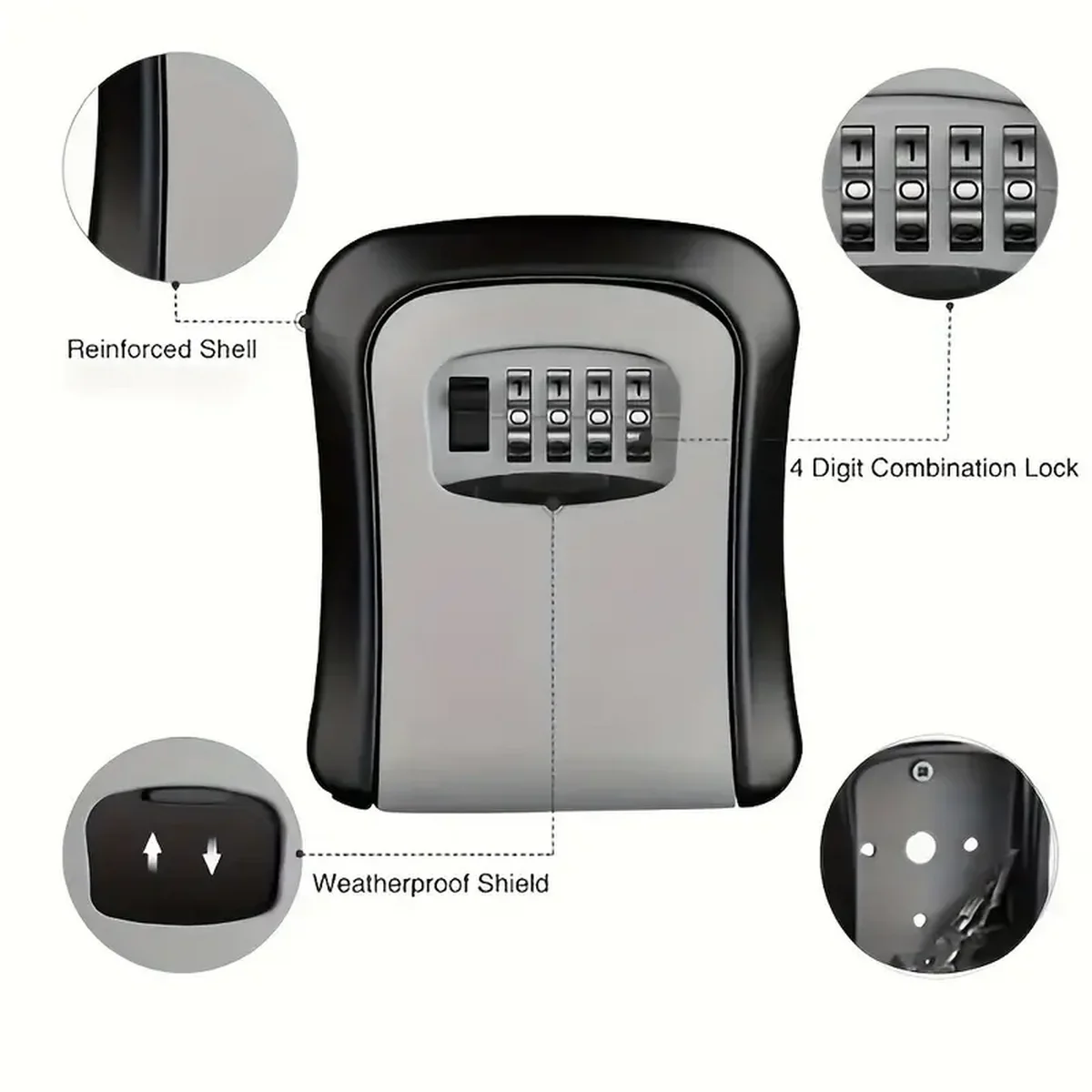 Waterproof Portable Combinatio - Lockbox Key Secure recensie en prijs