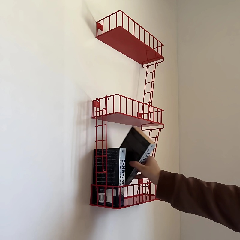 Fire Escape Wall Shelf, 3-Tier - Fire Escape Ladder recensie en prijs