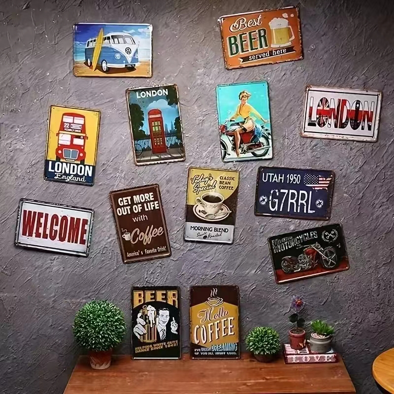 （2D Tin painting）Vintage Metal - Emergency Exit Sign recensie en prijs