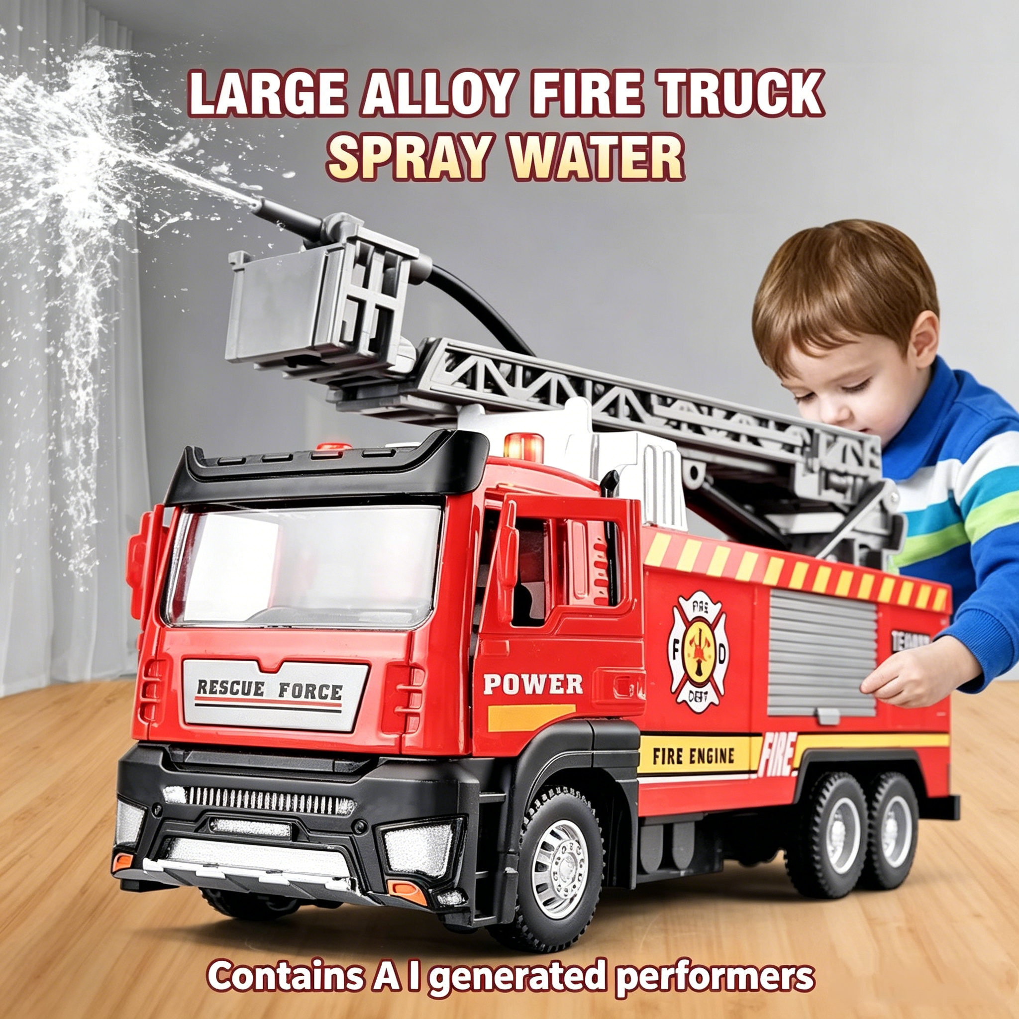 1/50 Fire Ladder Truck with Te - Fire Escape Ladder recensie en prijs