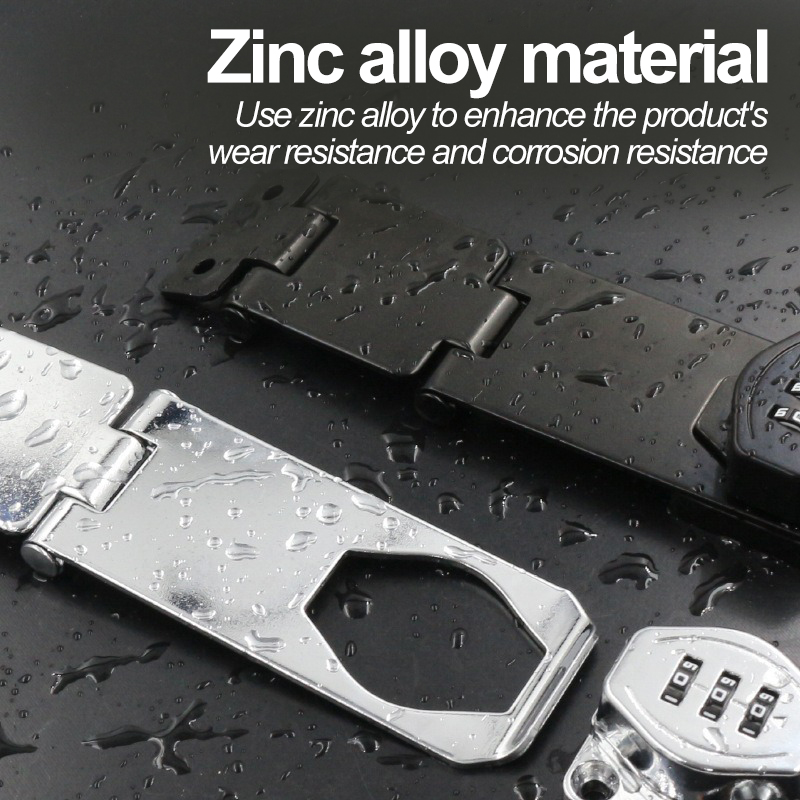 Black/Silver Zinc Alloy 3-digi - Medicine Cabinet Lock recensie en prijs