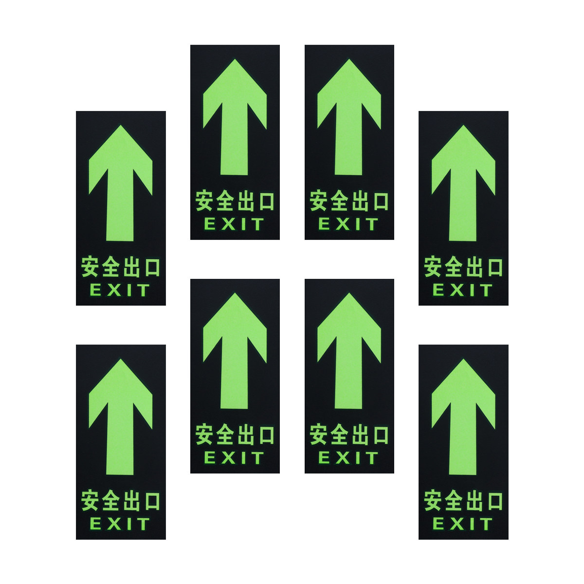 8Pcs Safety Exit Sign Luminous - Emergency Exit Sign recensie en prijs