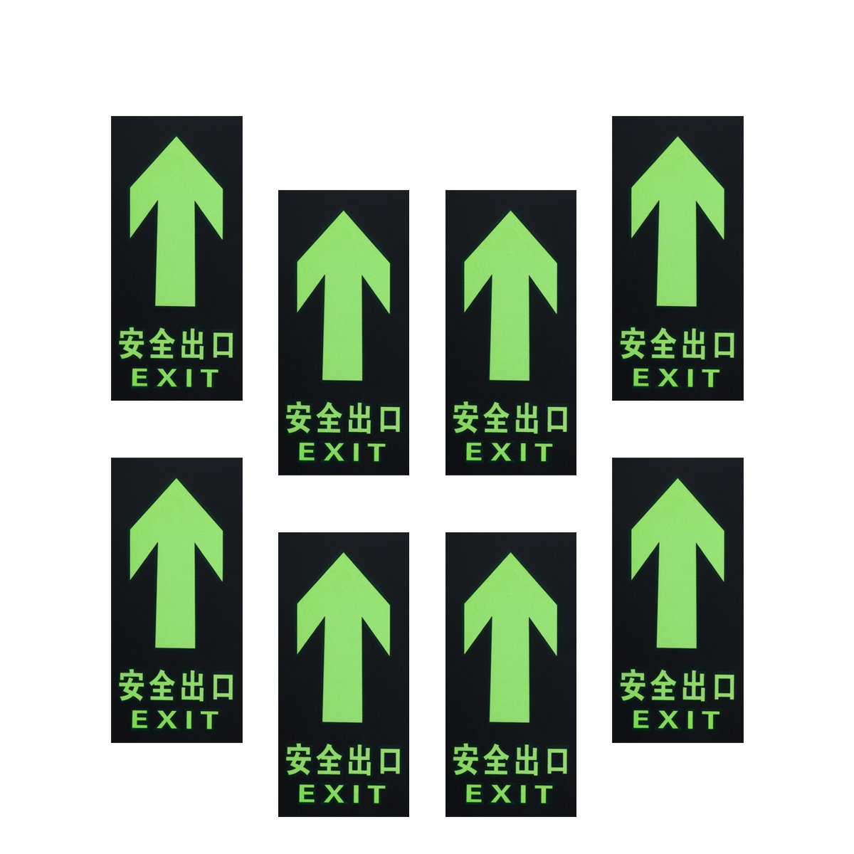 8Pcs Safety Exit Sign Luminous - Emergency Exit Sign recensie en prijs