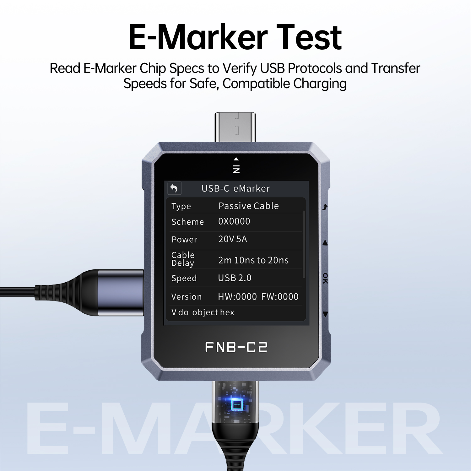 FNB-C2 USB Tester Type-C PD QC - Co Detector Plug recensie en prijs