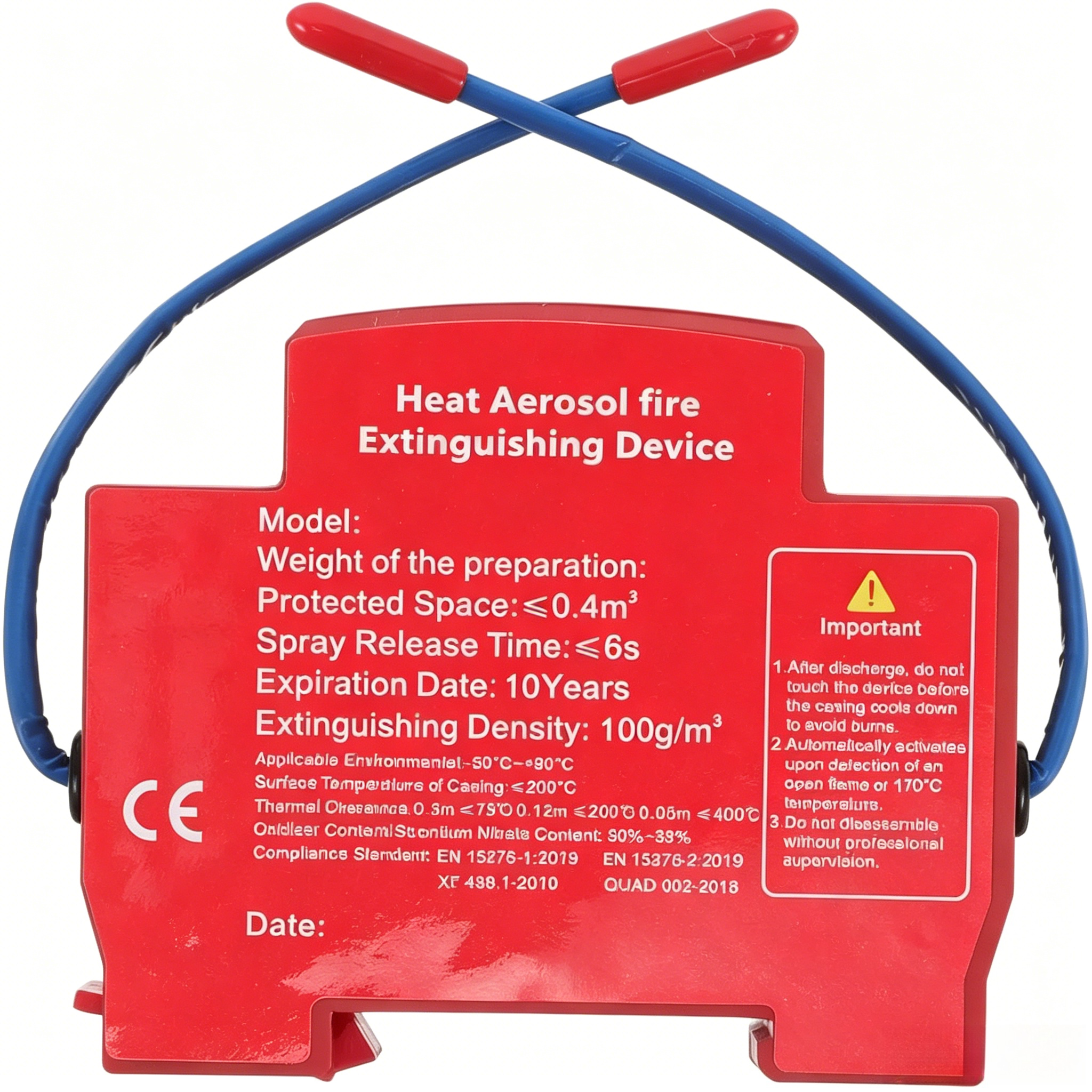 Mini Heat Aerosol Fire Suppres - Fire Extinguisher Small recensie en prijs