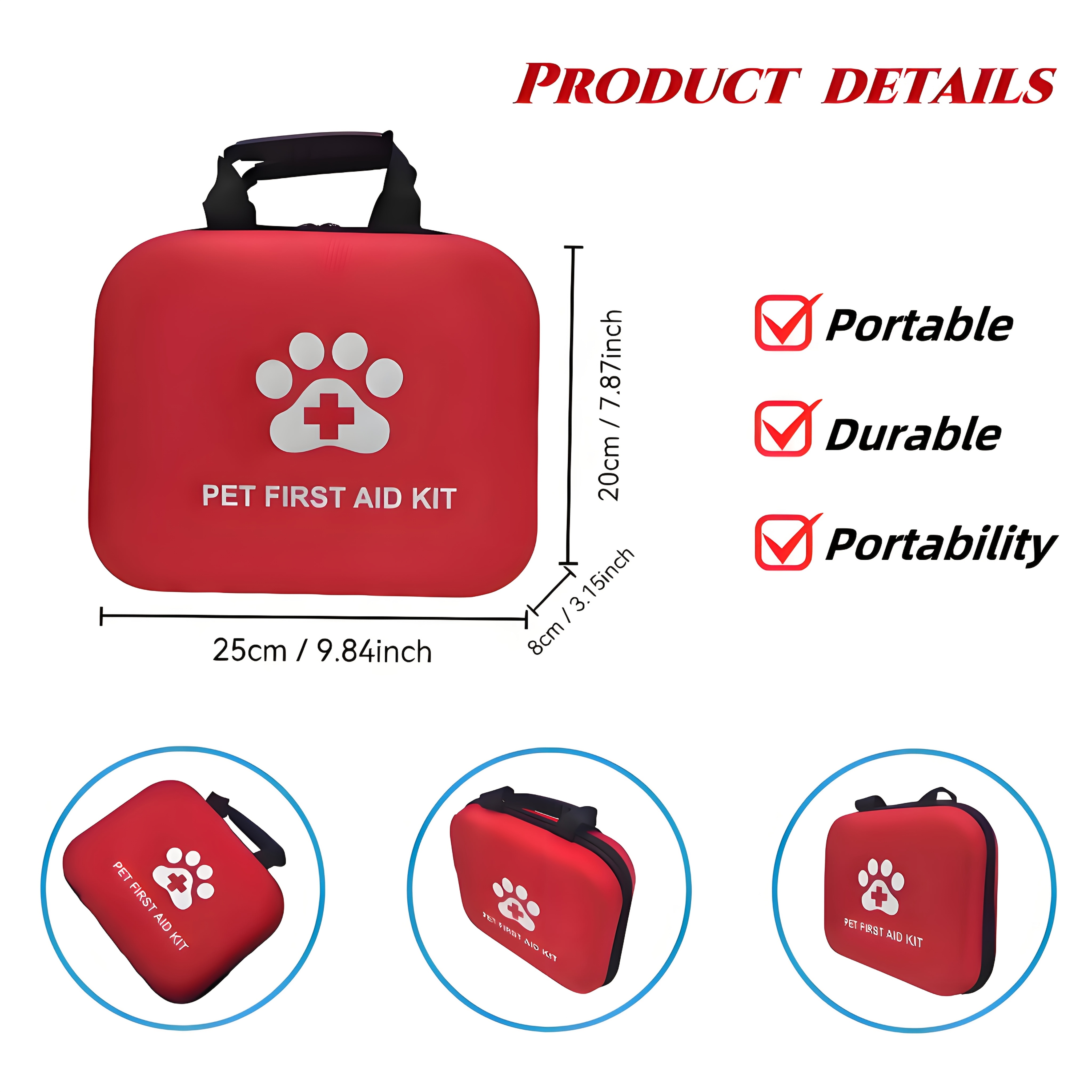 Portable Pet First-Aid Kit, Ca - First Aid Bag Kit recensie en prijs