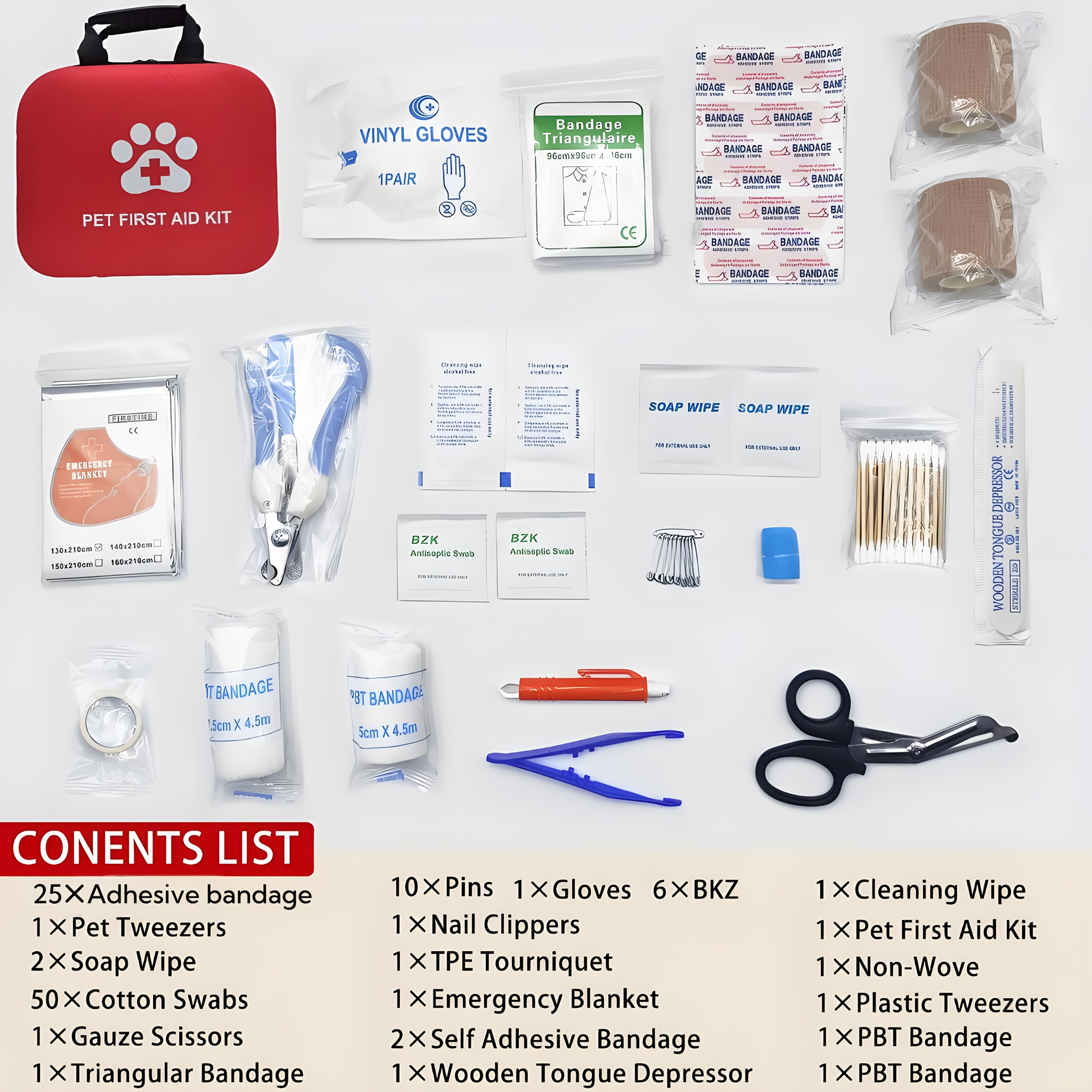 Portable Pet First-Aid Kit, Ca - First Aid Bag Kit recensie en prijs