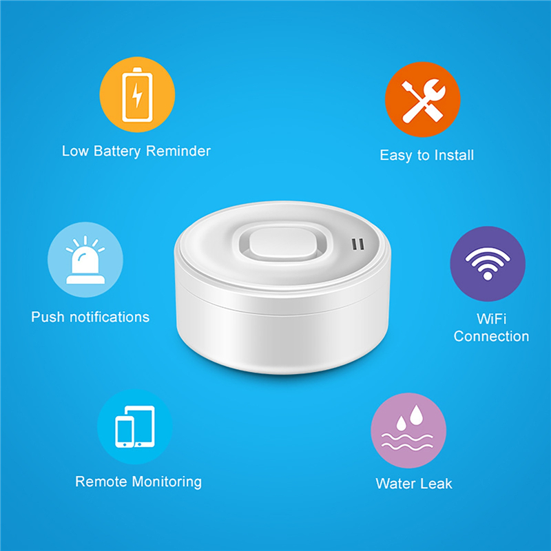 Smart WIFI Water Leak Detector - Water Alarm Sensor recensie en prijs