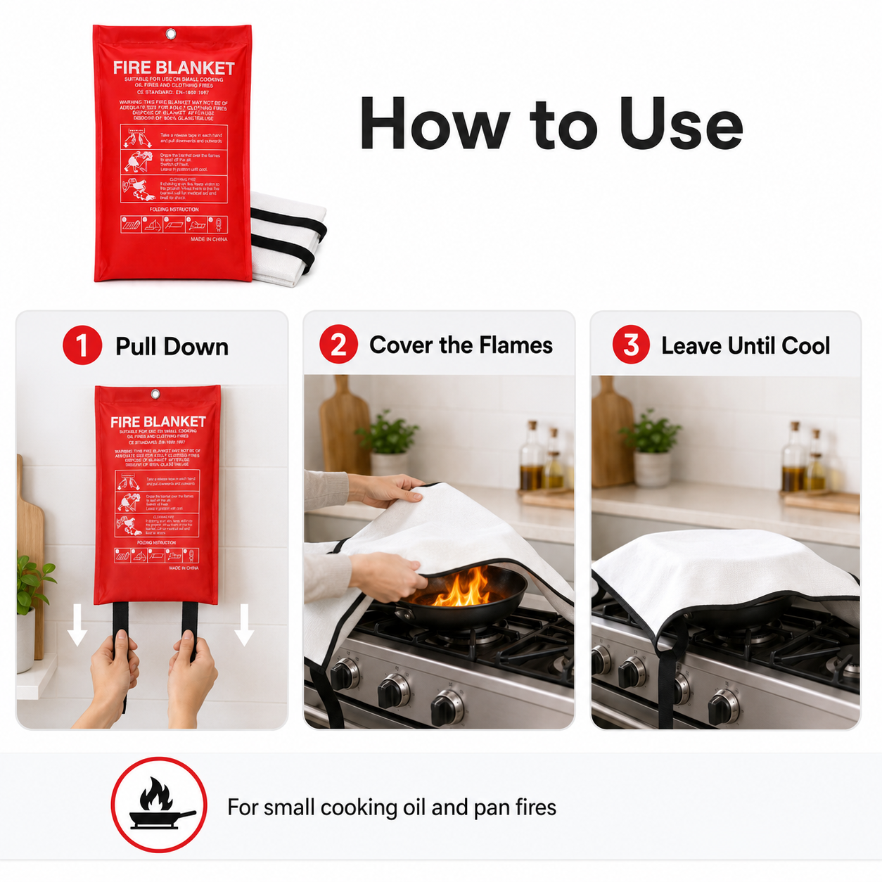 Fire Blanket / Emergency FireB - Fire Blanket Kitchen recensie en prijs