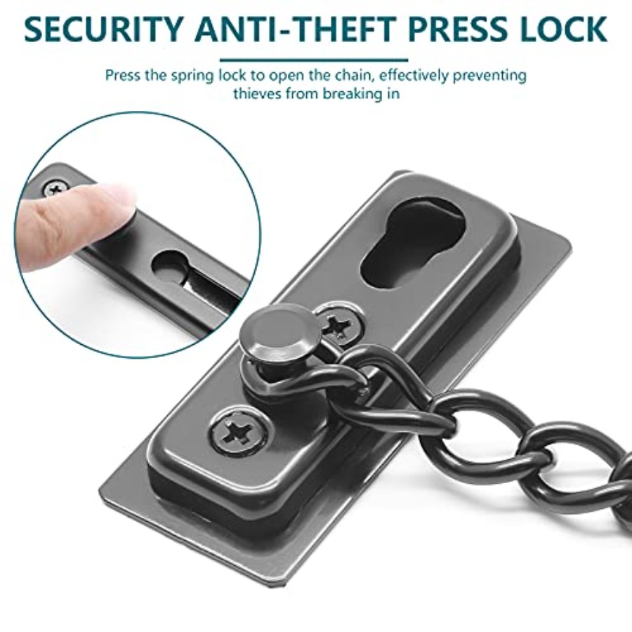 2 Pack Door Chain Lock with Sp - Security Chain Door recensie en prijs