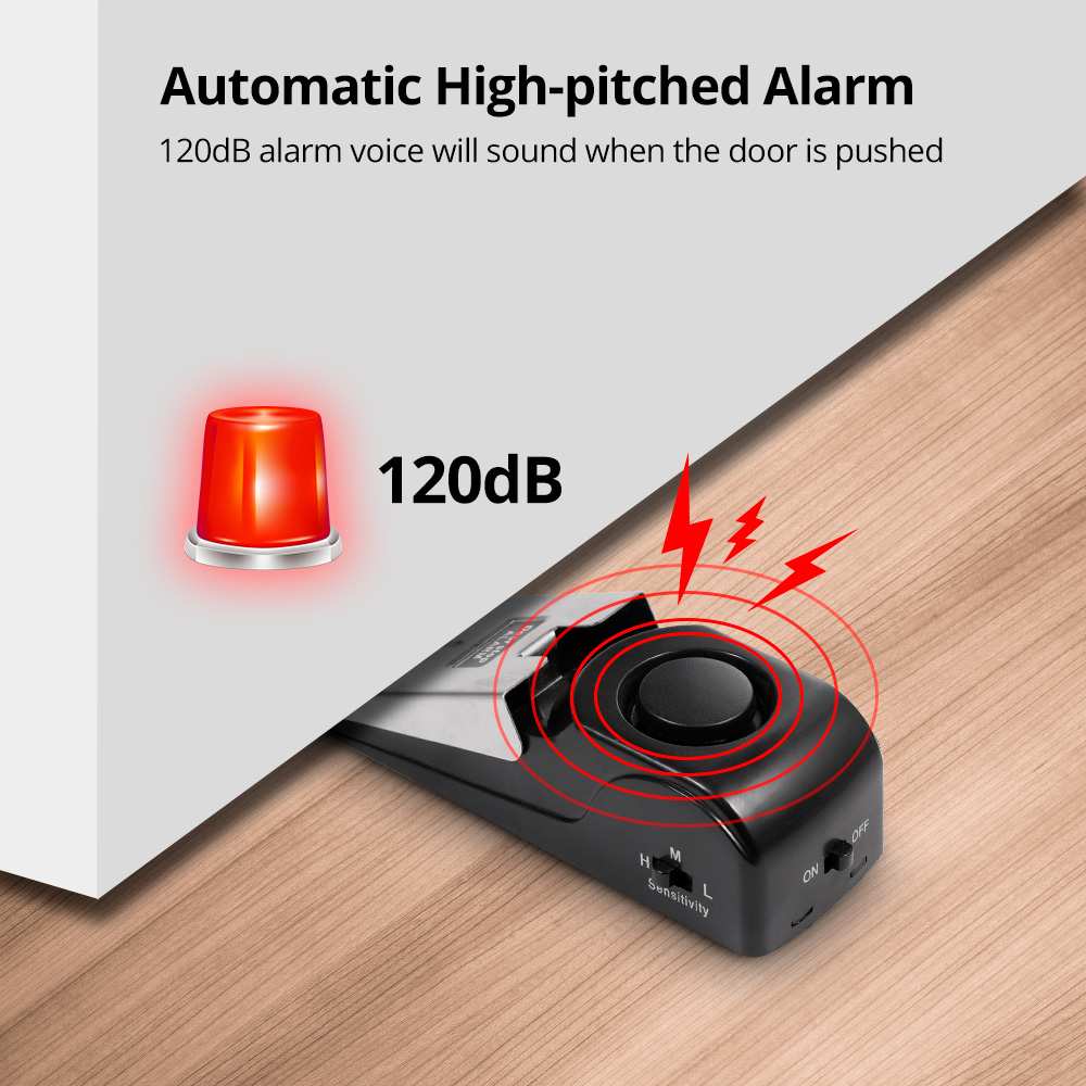 Door Stop Security Alarm 125dB - Door Stop Alarm recensie en prijs