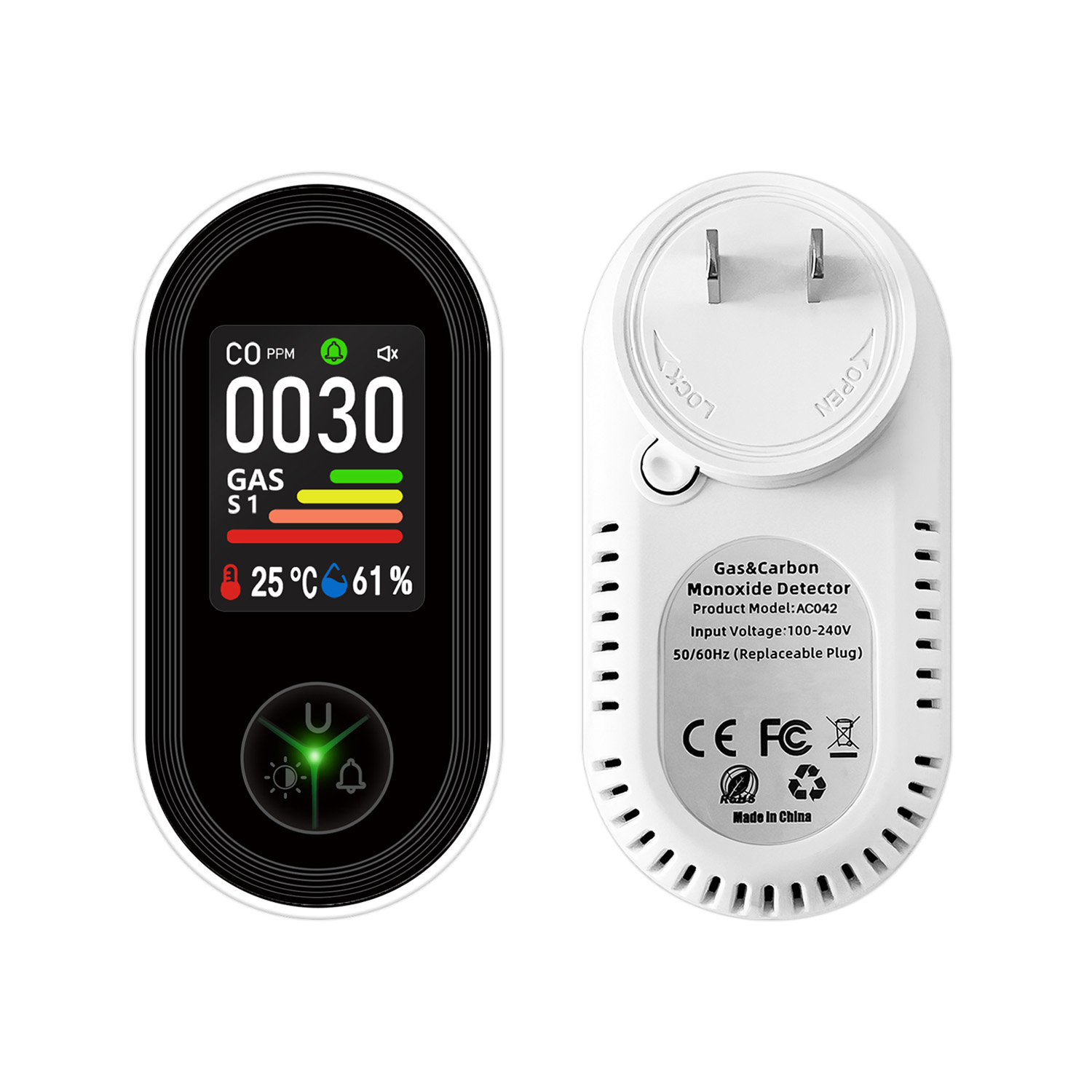 OEM Plug in 4-in-1 Co Detector - Co Detector Plug recensie en prijs