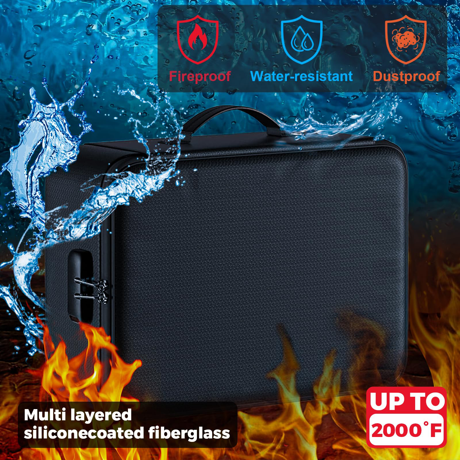 Fireproof Document Box Water-r - Fire Safe Document recensie en prijs