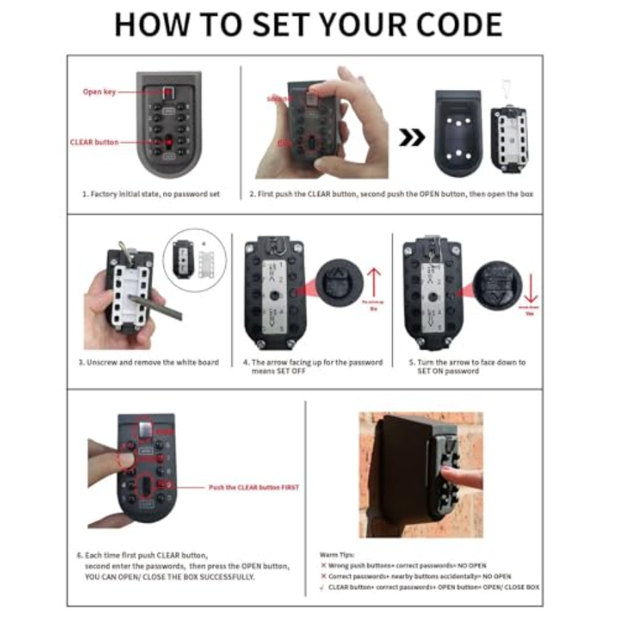 Indoor and Outdoor Key Lock Bo - Lockbox Key Secure recensie en prijs