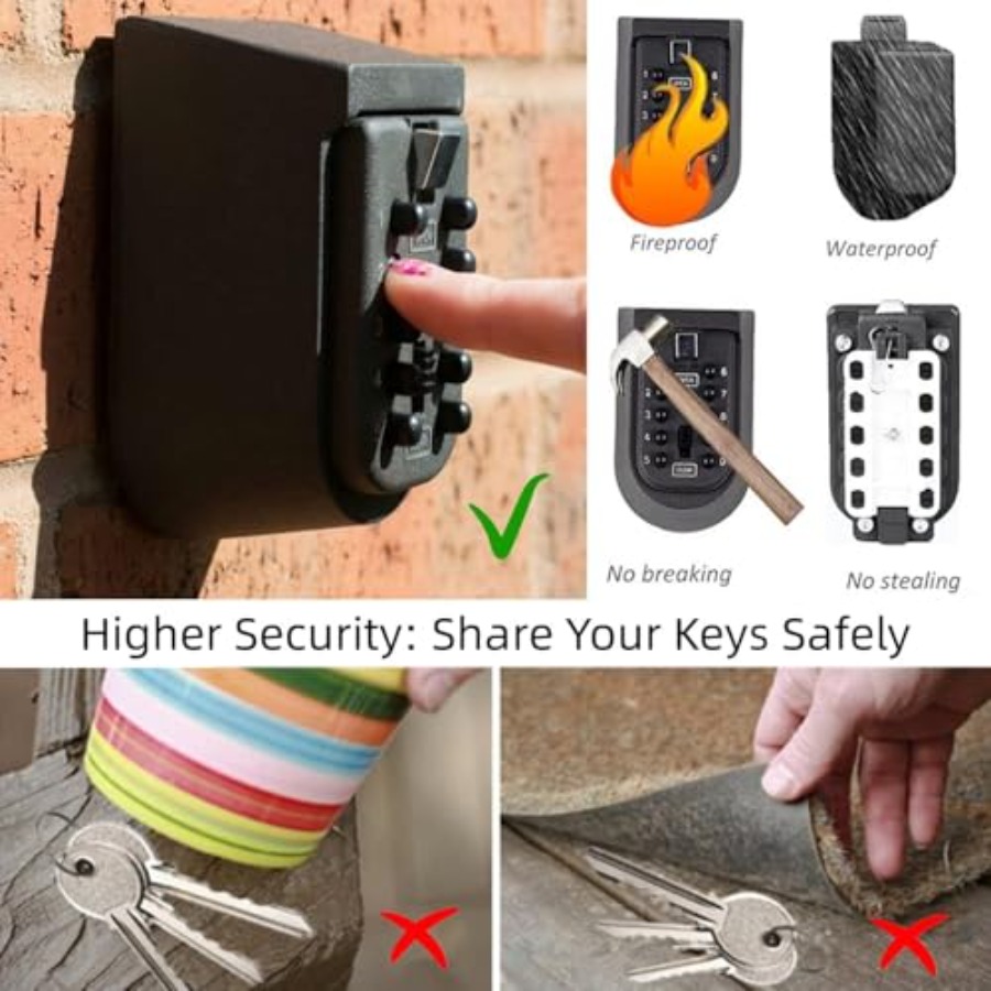 Indoor and Outdoor Key Lock Bo - Lockbox Key Secure recensie en prijs