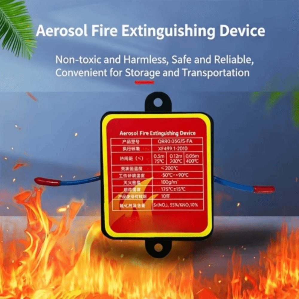 Dual-Line Design Flame Retarda - Fire Extinguisher Small recensie en prijs