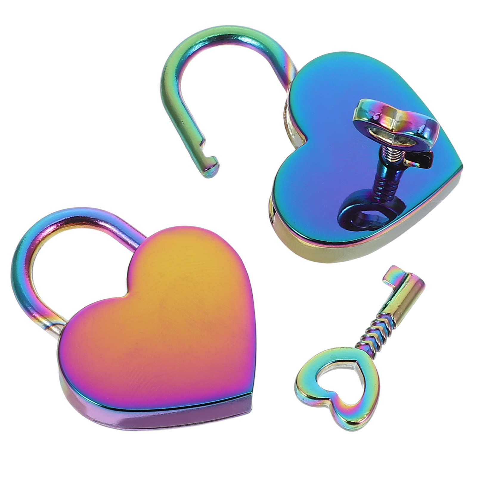 2Set Mini Heart Shaped Padlock - Lockbox Key Secure recensie en prijs