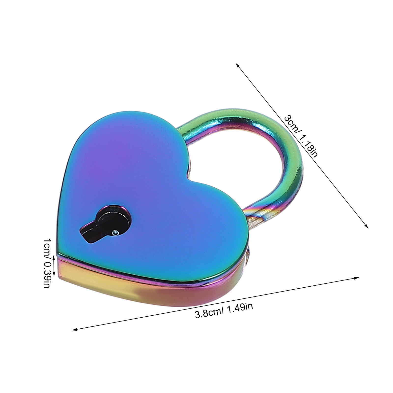 2Set Mini Heart Shaped Padlock - Lockbox Key Secure recensie en prijs