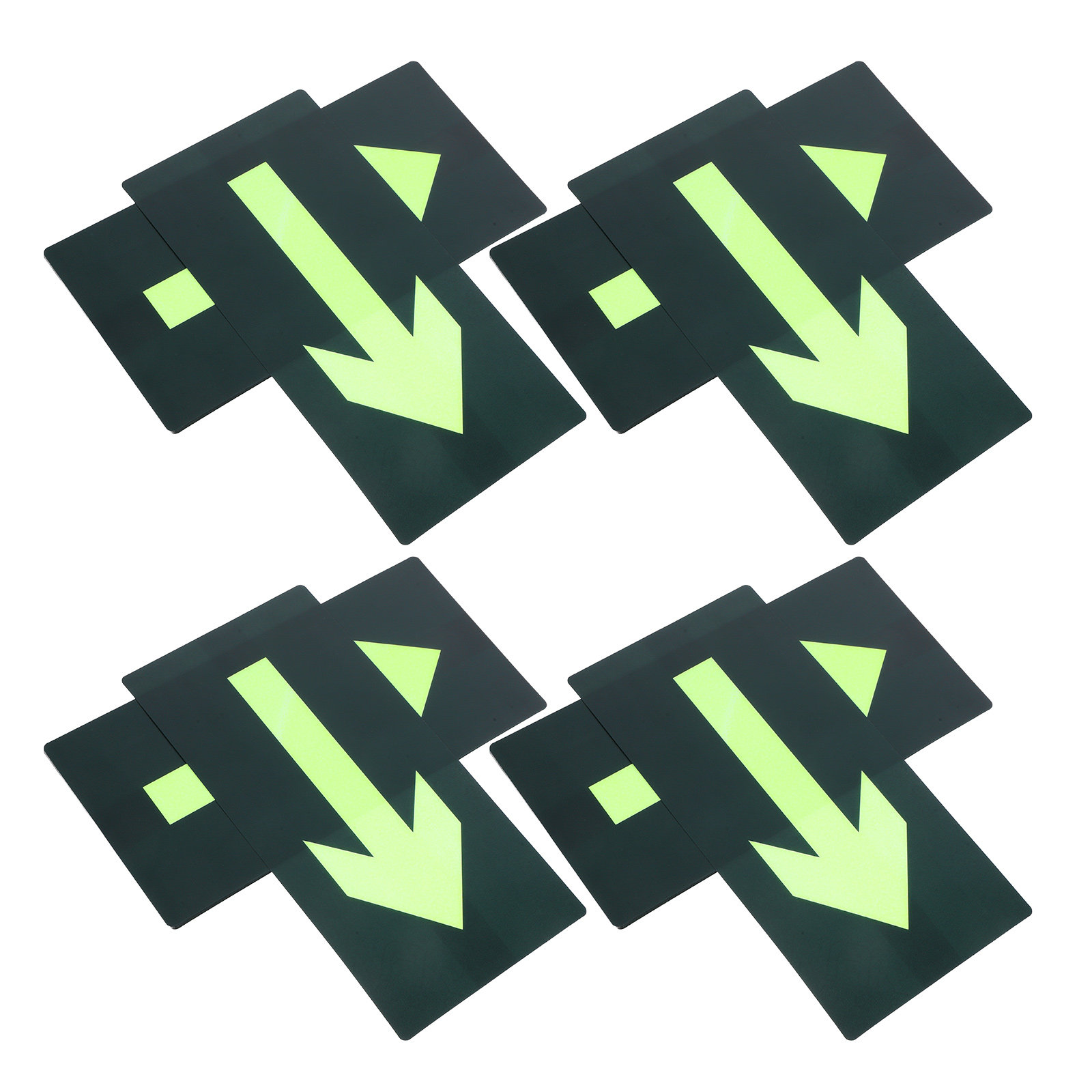 8Pcs Glow in The Dark Waterpro - Emergency Exit Sign recensie en prijs