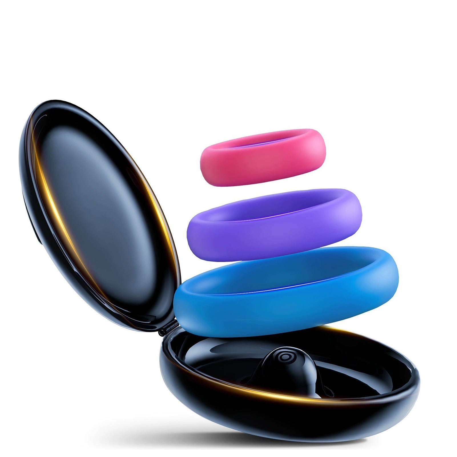 3pcs Silicone Cock Ring With P - Medicine Cabinet Lock recensie en prijs
